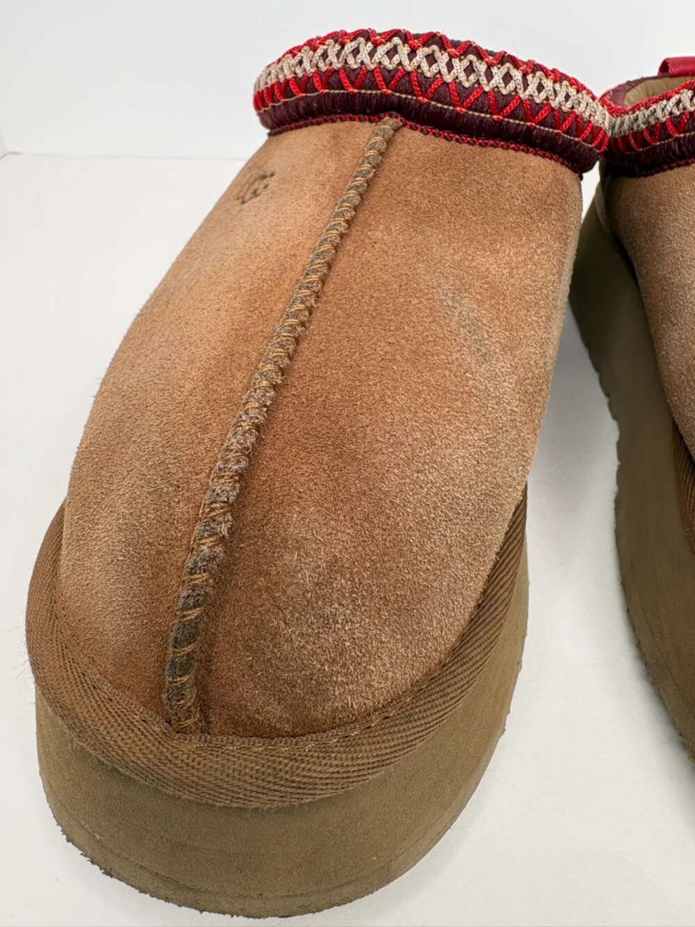 Ugg Tazz II Platform Slipper – Chestnut – Size 8 - Picture 4 of 13